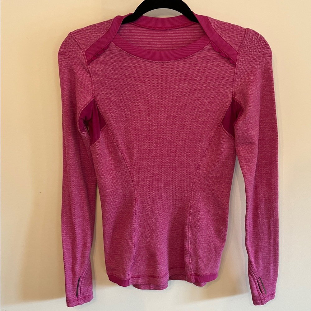 Lululemon Athletica Magenta Long Sleeve